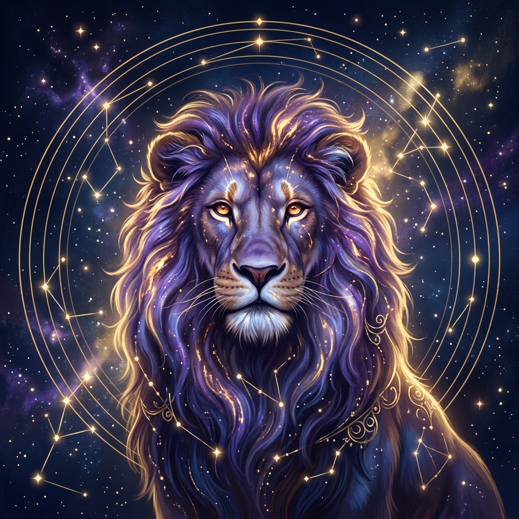 Leo symbolic illustration